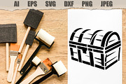 Stencils Treasure Chest, an Object Illustration by MARYCRAFTIRIA (Thumbnail 3 of 3)