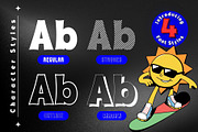 Fox Thunder : 4 Font Styles, a Symbol Font by Fox7 By Rattana (Thumbnail 2 of 13)
