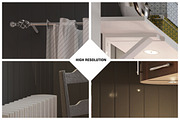 Kitchen Curtain Mock-up, a Household Mockup by IsometricWorld (Thumbnail 4 of 9)