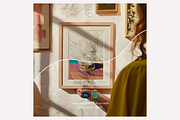 A4 Frame Mockup, a Poster Template by The White Space Co. (Thumbnail 2 of 5)
