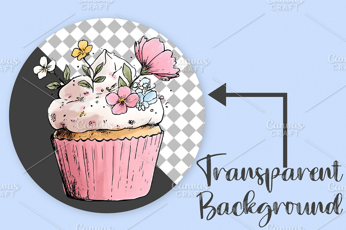 Whimsical Summer Spring Clipart PNG, an Illustration by Canvas Craft (Photo 2 of 7)