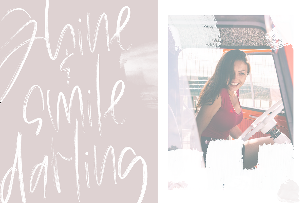 The Shaker - SVG & OTF Brush Font preview 2