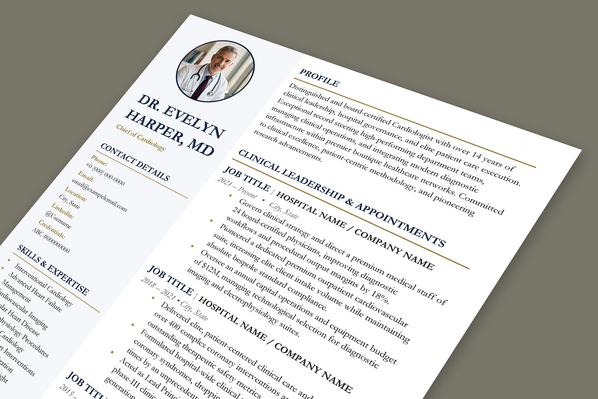 Executive Resume Template, a Resume Template by Anjum Ilyas (Photo 7 of 7)