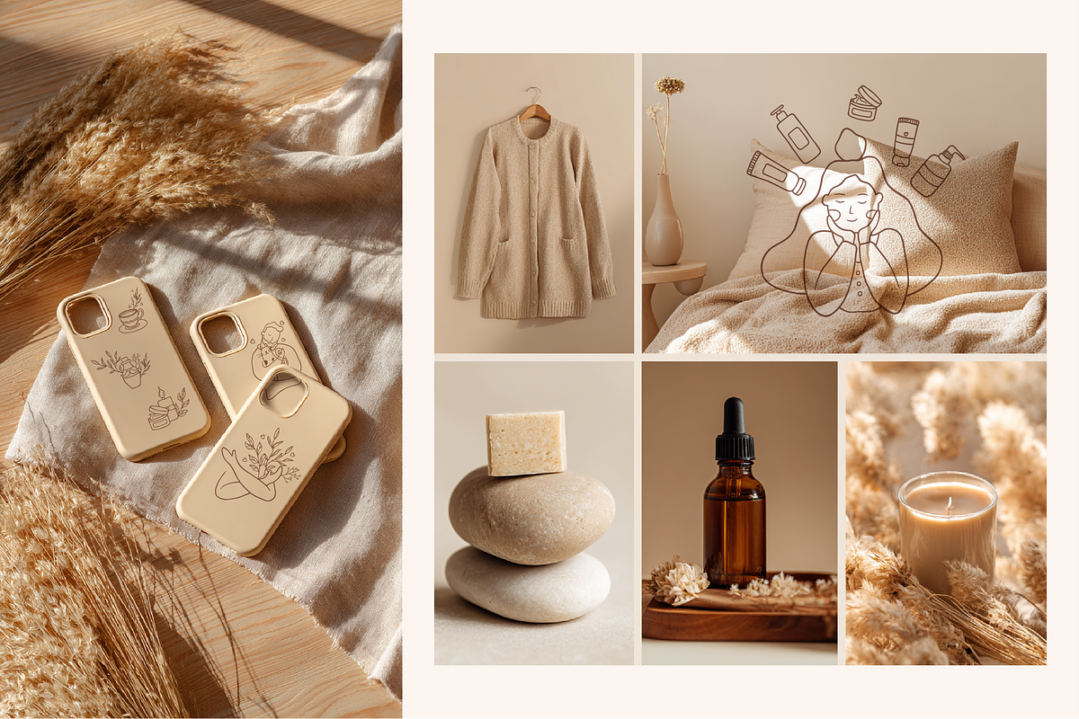 Whimsical self care set. Me time, a Healthcare Illustration by soboleva alya (Photo 9 of 16)