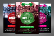 Trance House - PSD Flyer, a Flyer Template by Graphic Templates (Thumbnail 1 of 4)
