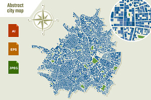 Abstract City Map