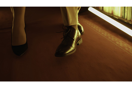 Close up of legs on red carpet, a Person Photo by Media Whale Stock