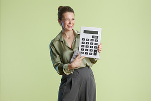 Confident financial planning with US dollars., a Person Photo by Alliance Images