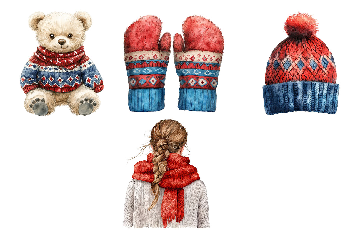 Cozy Winter Clipart Bundle, an Illustration by Daily.Designs (Photo 5 of 5)