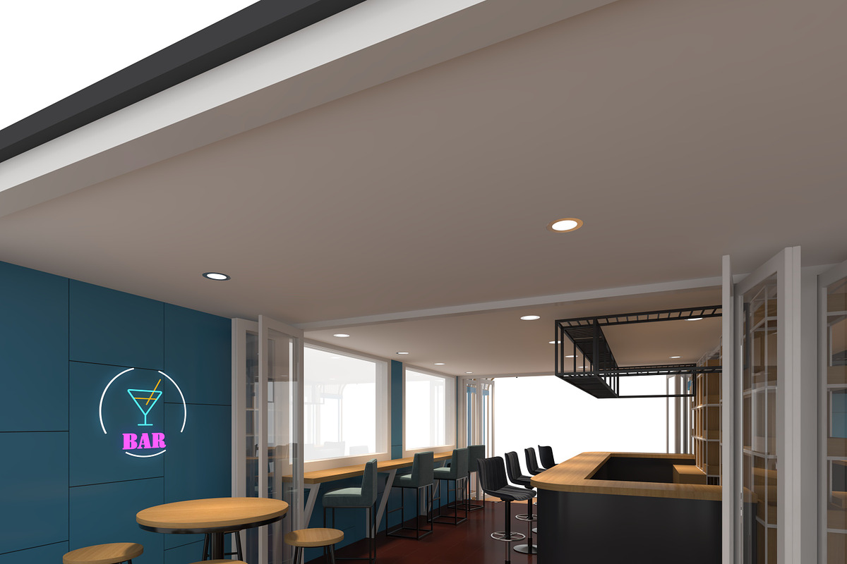 3D Model Container Bar 2, an Architecture 3D Model by SR 3D Visual (Photo 13 of 24)