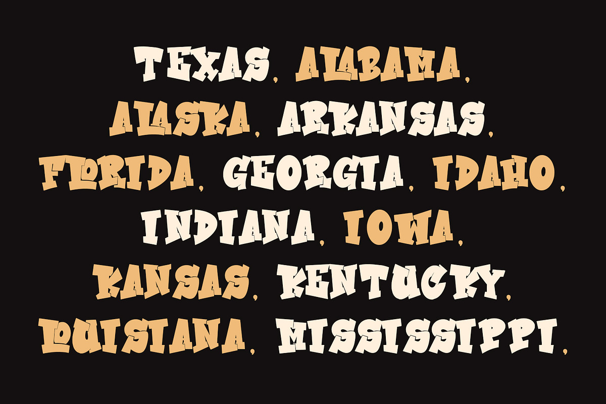 Stoputh Playful Display Font, a Font by Maulana Creative (Photo 4 of 7)
