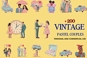 Vintage Pastel Couples Collage, an Object Graphic by Jakayla Digital Co (Thumbnail 9 of 13)