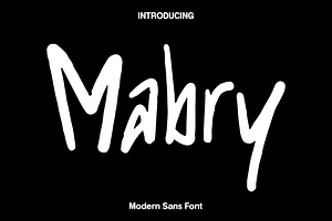 Mabry - Modern Sans Font