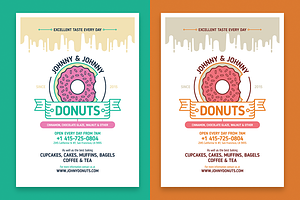 Donuts Poster Template