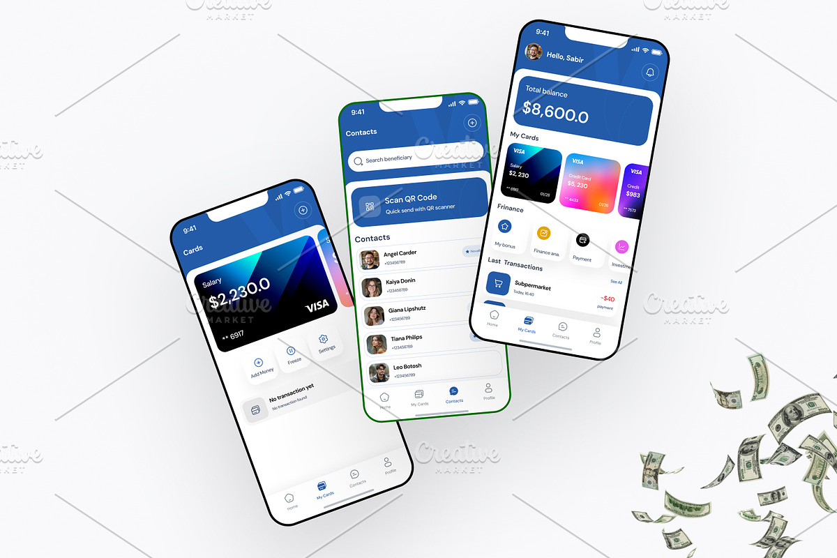 NovaBank – Modern Banking App UI Kit, an UI Kit Template by DesignBox (Photo 2 of 3)