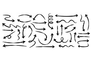 Set of hand drawn arrows, a Decorative Illustration by Yayasya (Thumbnail 1 of 3)