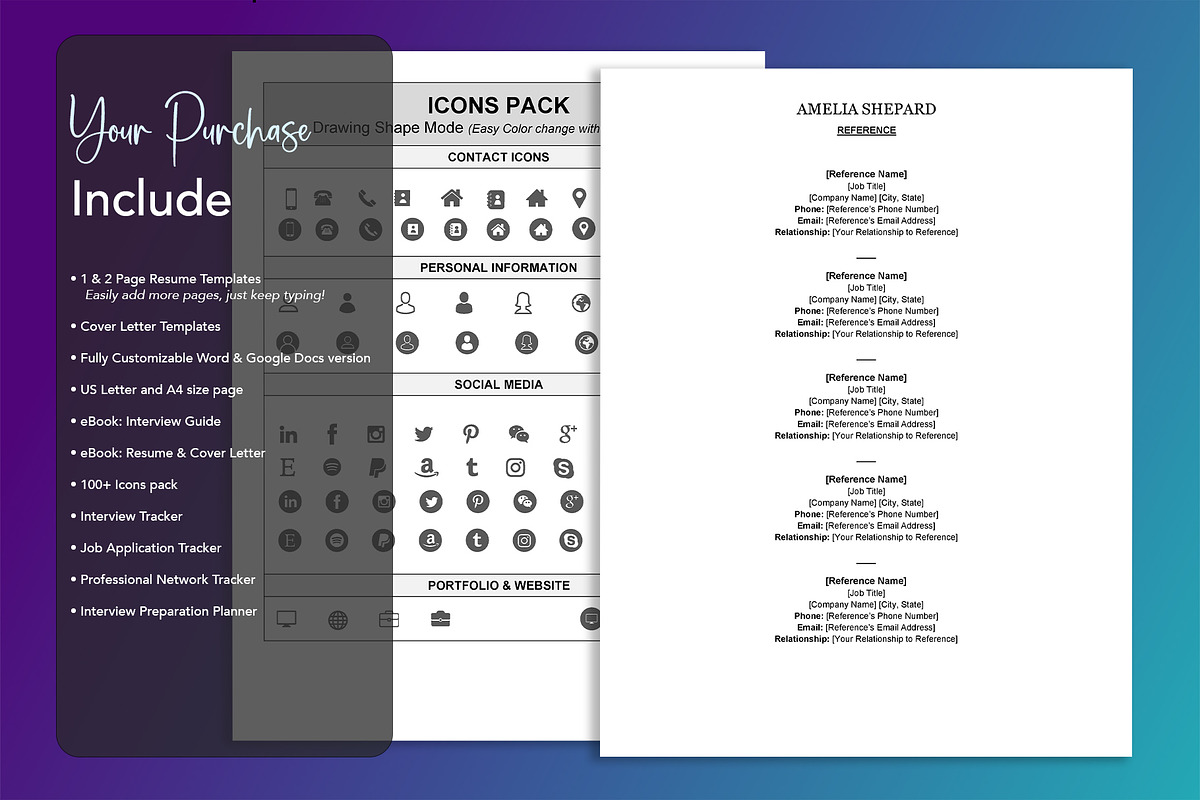 ATS Resume Template in editable word, a Resume Template by Design_Xlab (Photo 6 of 10)