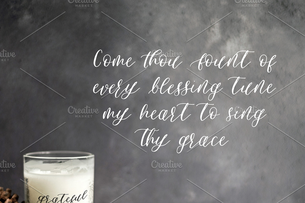 Blue Pumpkin Font, a Script Font by Holly Anna Calligraphy (Photo 10 of 10)