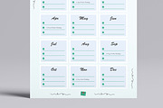 Minimal Birthday Calendar Printable, a Stationery Template by MightyDesign (Thumbnail 5 of 8)