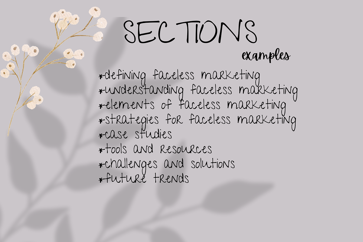 FACELESS MARKETING GUIDE TEMPLATE, a Marketing Template by Daring Digies (Photo 3 of 7)