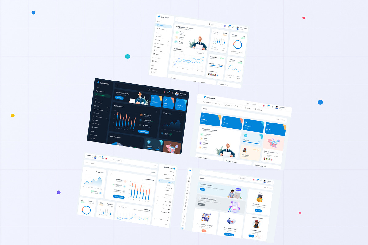 Spike Nuxt Js Admin Template, a Vue Template by WrapPixel (Photo 7 of 7)