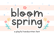 Bloom Spring - Playful Kids Font