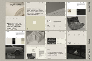 Brand Style Guide Template InDesign