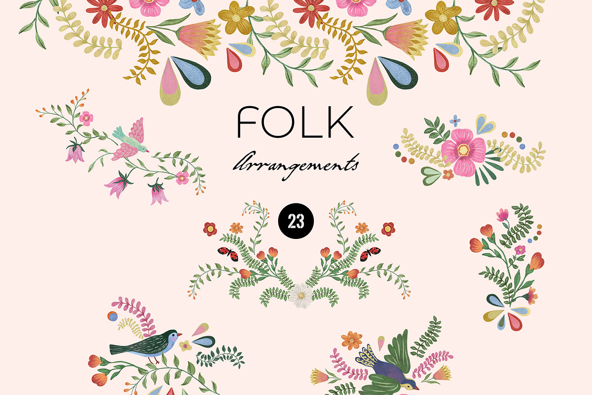 Modern FOLK Art Whimsy & Quirky, an Illustration by SunnyAfternoons (Photo 11 of 16)