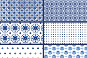 Portuguese Azulejos set of patterns, a Pattern Graphic by KundolaArt (Thumbnail 5 of 5)