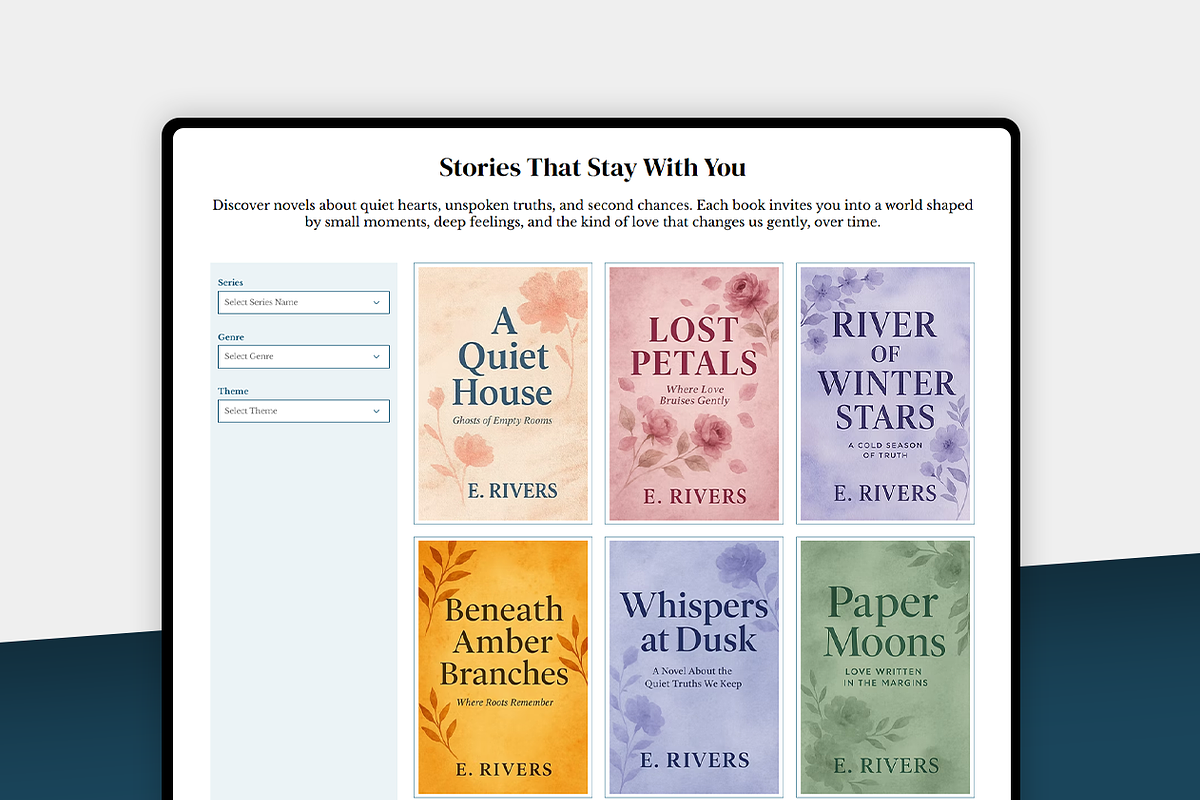 Author - Wix Studio Website, a Wix Template by Kitteeh (Photo 7 of 13)