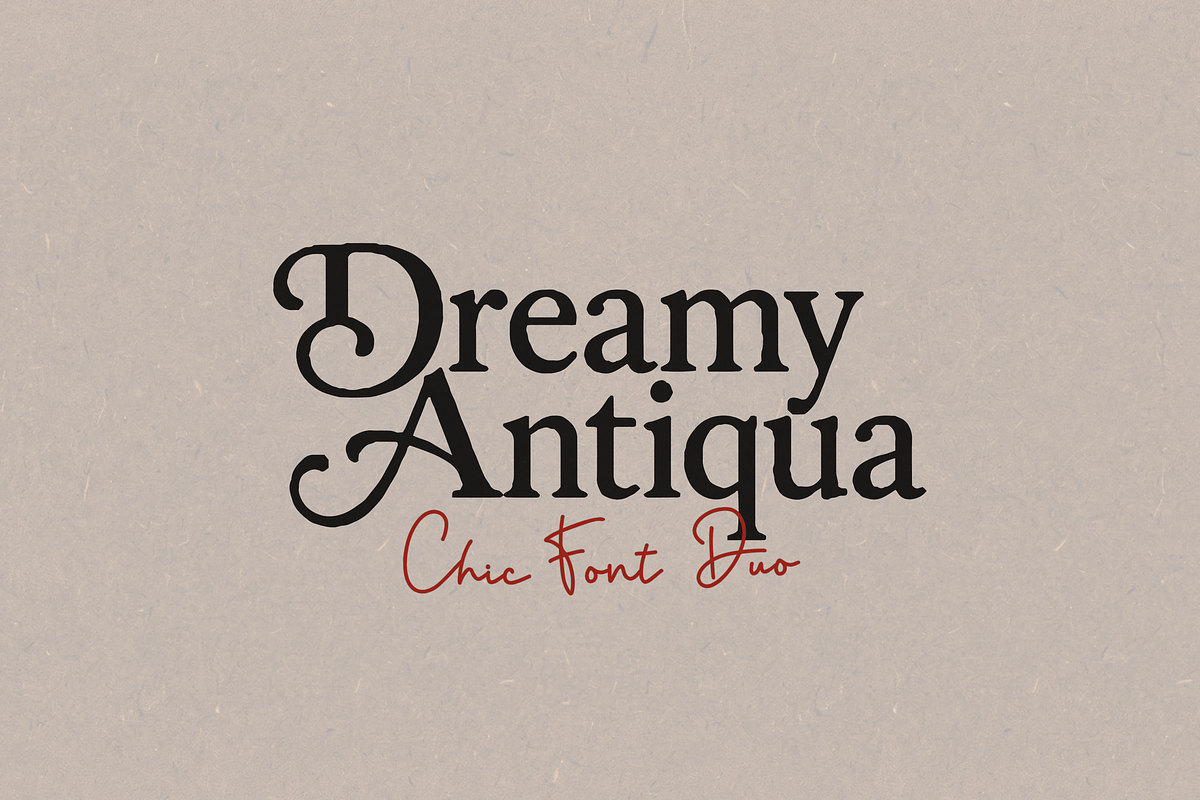 Dreamy Antiqua Serif Script Font Duo, a Script Font by gafaroff studio (Photo 1 of 8)