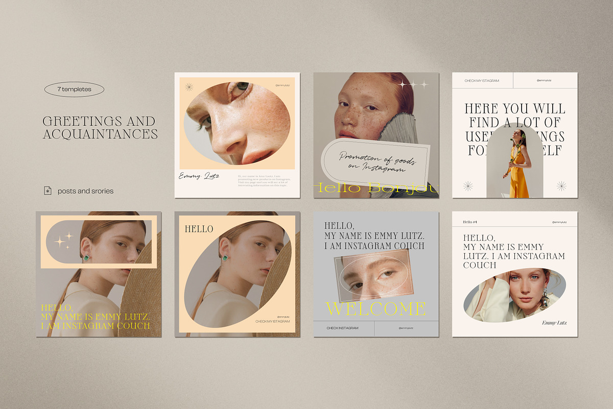 Instagram creator for coach CANVA PS, a Social Media Template by Craft_Monkey (Photo 11 of 16)