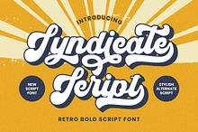 Syndicate - Retro Bold Script Font