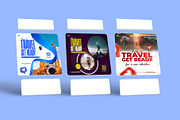5 Social Media travel Templates, a Social Media Template by graphic bakers (Thumbnail 6 of 10)