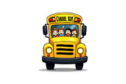 School Bus & Globe Clipart Set, an Object Graphic by Gfx_Store (Thumbnail 8 of 13)