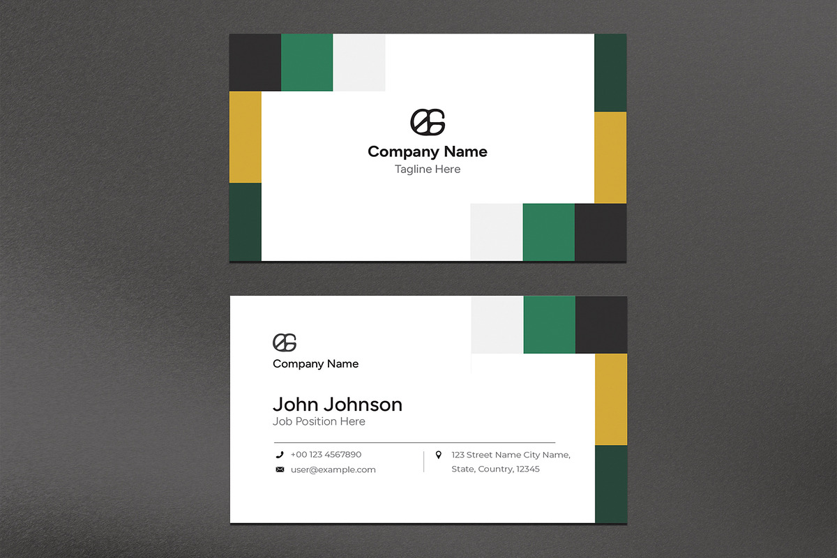 Modern Business Card Template, a Business Card Template by MightyDesign (Photo 1 of 8)