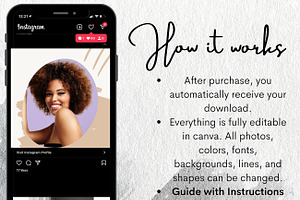 Salon Puzzle Instagram Template