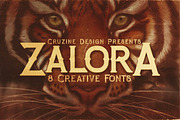 Zalora Typeface, a Font by Cruzine (Thumbnail 1 of 5)