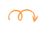 Crayon Doodle Chalk Arrow Sign, an Object Illustration by Elena Pimukova (Thumbnail 2 of 27)