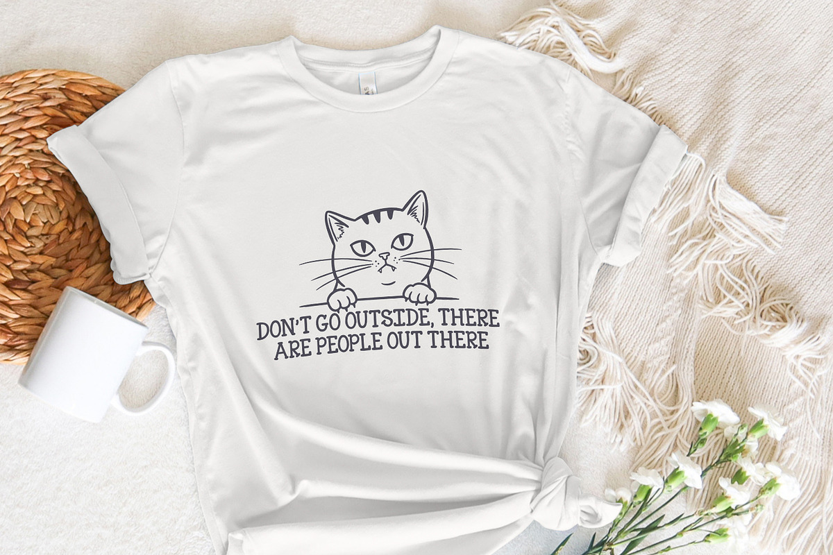 Funny Cat PNG, Black Cat Humor Tee,, an Illustration by SharpMarketplace (Photo 7 of 9)