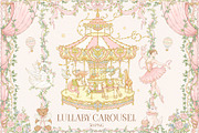 Lullaby Carousel 50+ png clipart, a Decorative Illustration by Ekaproeka (Thumbnail 1 of 10)