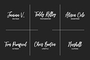 Virtual Script, a Script Font by supfonts (Thumbnail 5 of 6)