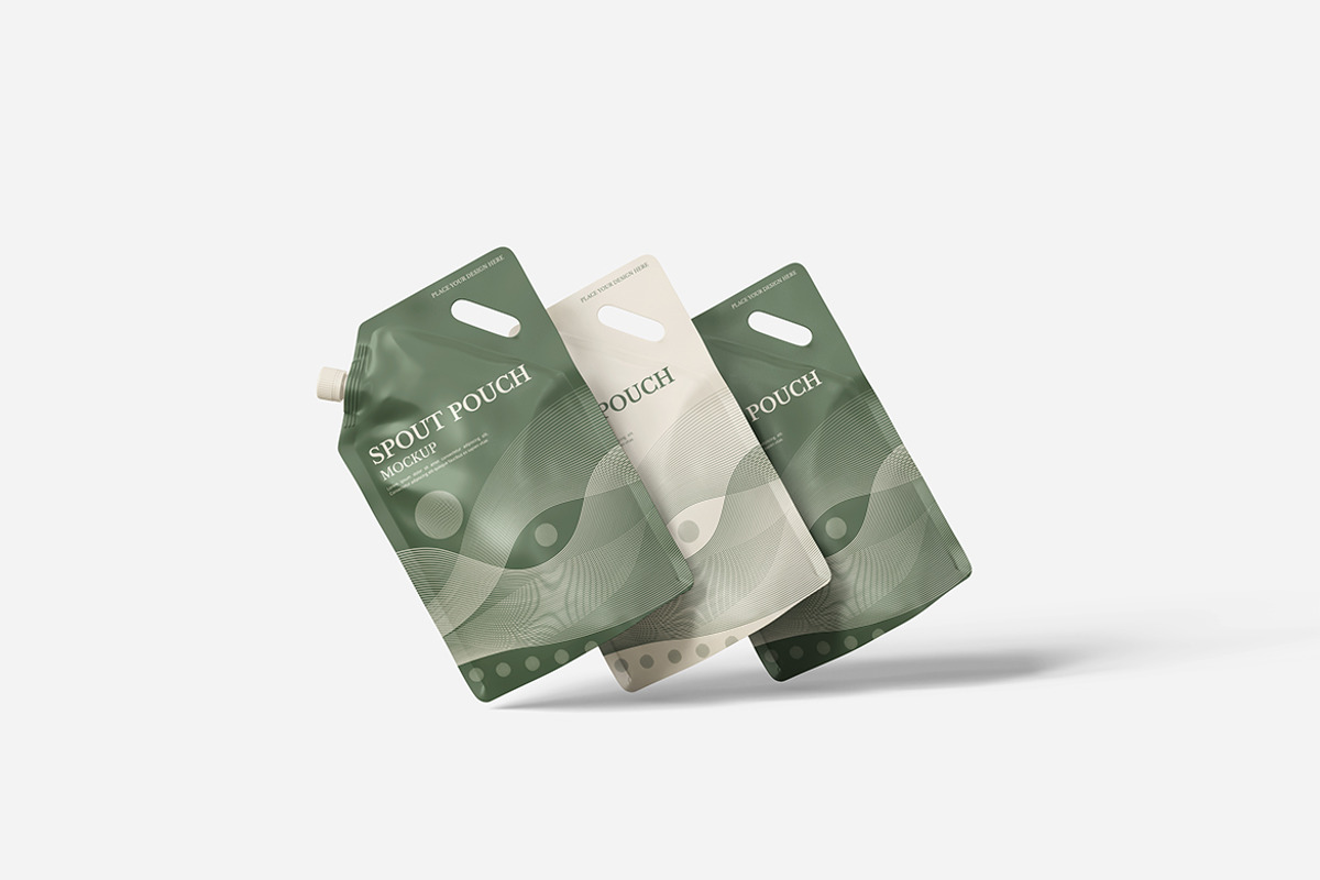 Spout Pouch Mockup, a Packaging Mockup by Indah