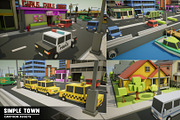 Simple Town - Cartoon City Assets, an Environmental 3D Model by Simple Assets (Thumbnail 10 of 13)