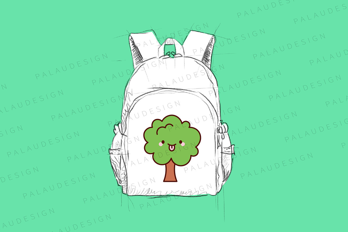 Cute Forest Characters Outline, a Seasonal Illustration by Palau (Photo 2 of 12)