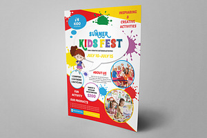 Kids Summer Camp Flyer