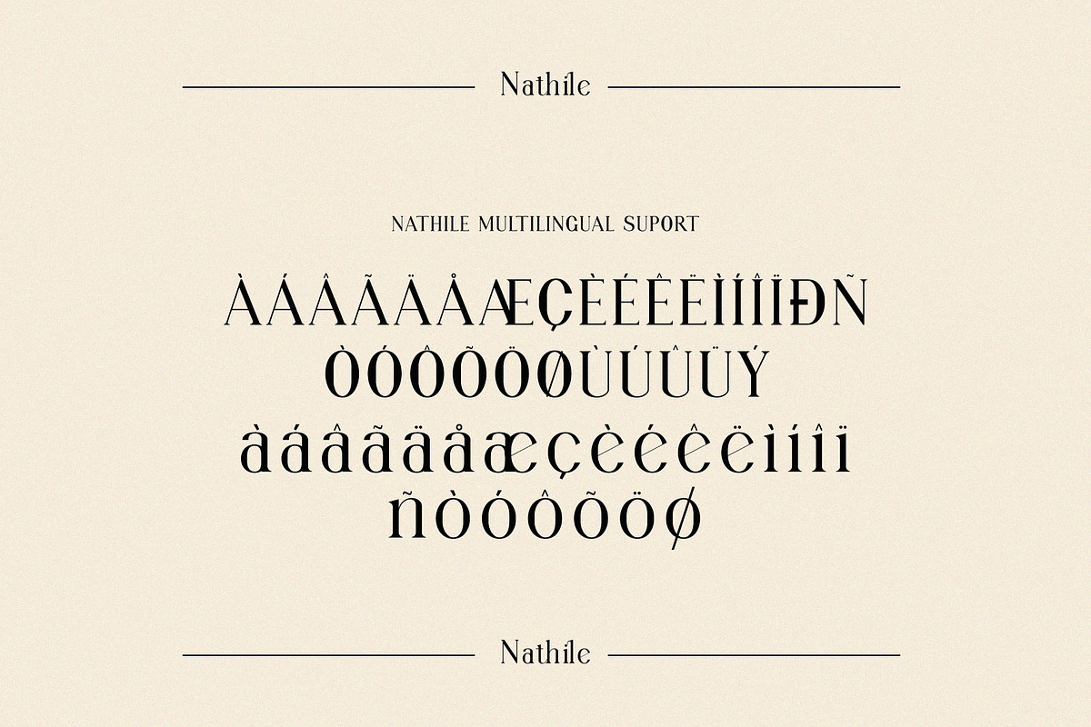 Nathile Ligature Serif Typeface, a Serif Font by Humaira_std (Photo 9 of 10)
