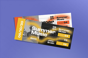 New Grunge Summer Music Ticket