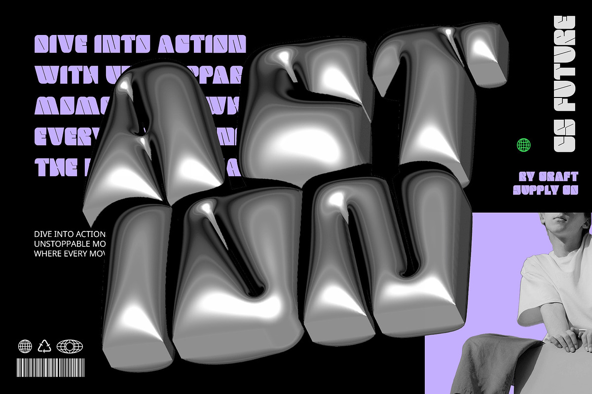CS Future – Bold Font, a Sans Serif Font by Craft Supply Co. (Photo 3 of 8)