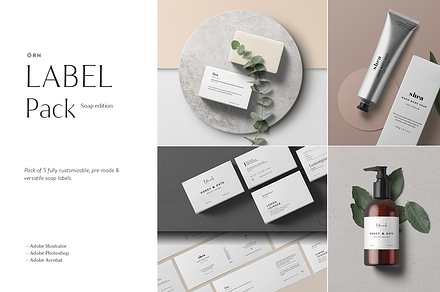 Set of Soap Labels • Örn, a Stationery Template by Nonola